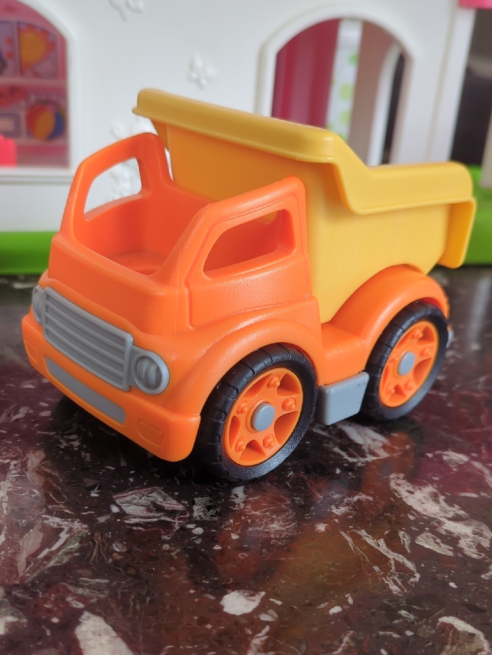 Little People - Orange and Yellow Kids Dump Truck Toy - Brand